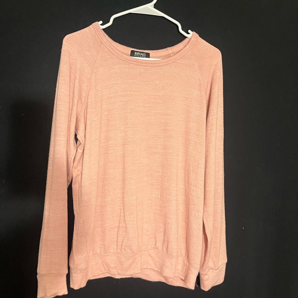 Buffalo David Bitton Soft Pink Knit Top
